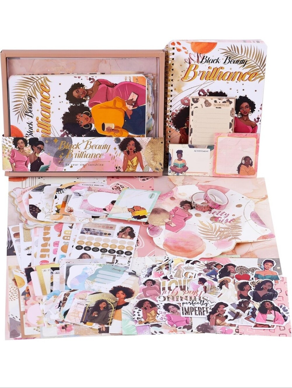 Pink & Gold Party Stationery Kit